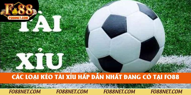 Các loại kèo tài xỉu hấp dẫn nhất đang có tại fo88